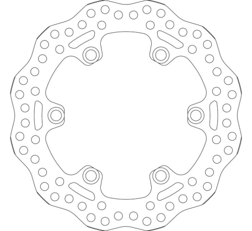 SBS - SBS Upgrade Rear Brake Rotor - 6115