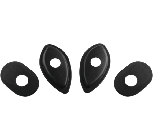 BikeMaster - BikeMaster Turn Signal Adaptor - Front 51mm x 28mm - Rear 40mm x 26.5mm - 9mm - 266195