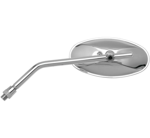BikeMaster - BikeMaster Oval Adjustable Length Mirror - 10mm - 5 1/4in. - Chrome - 600804