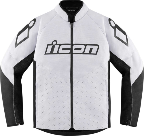 Icon - Icon Hooligan CE Jacket - 2820-5801 - White - 2XL