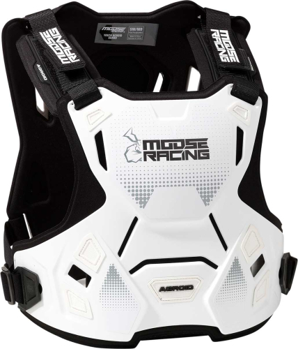 Moose Racing - Moose Racing Agroid Youth Chest Guard - 2701-1118 - White - Sm-Md