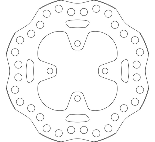 SBS - SBS Upgrade Rear Brake Rotor - 6008
