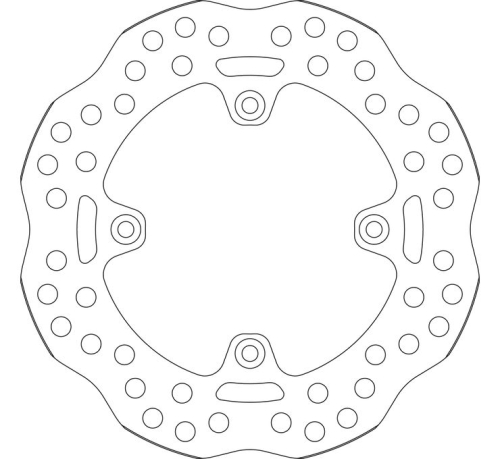 SBS - SBS Upgrade Rear Brake Rotor - 6134