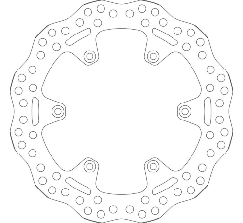 SBS - SBS Upgrade Rear Brake Rotor - 6124