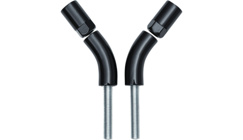 Kuryakyn - Kuryakyn Mirror Stem Extenders - Gloss Black - 1216