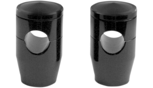 Accutronix - Accutronix Custom Risers for Standard Triple Trees - 2in. - Black - HR1352-B