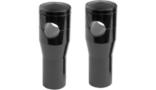 Accutronix - Accutronix Custom Risers for Standard Triple Trees - 4in. - Black - HR1354-B