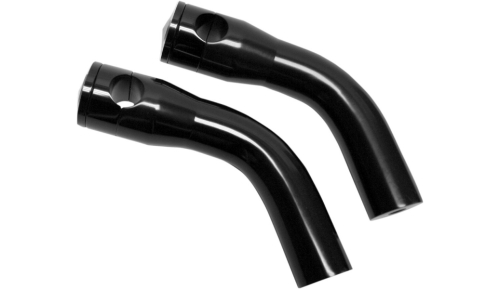 Accutronix - Accutronix Custom Risers for Standard Triple Trees - 6in. with 3-1/2in. Pullback - Black - HRP1356-B