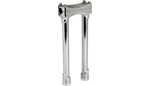 Biltwell Inc. - Biltwell Inc. Murdock Straight Risers - 12in. - Chrome - 6403-105-12
