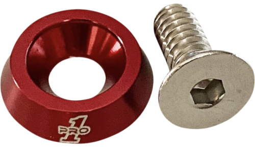 Pro-One Performance - Pro-One Performance Seat Bolt - Red Anodized - 100200R