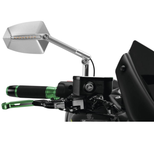 PUIG - PUIG GTI Turn Signal Mirror - Right - Aluminum - 015DD