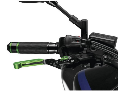 PUIG - PUIG 3.0 Extendable Folding Brake Lever - Black/Green - 14VNV