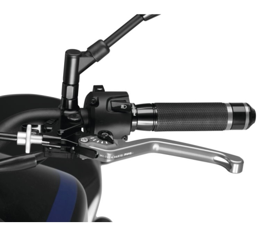 PUIG - PUIG 3.0 Non-Folding Clutch Lever - Silver/Black - 220PN