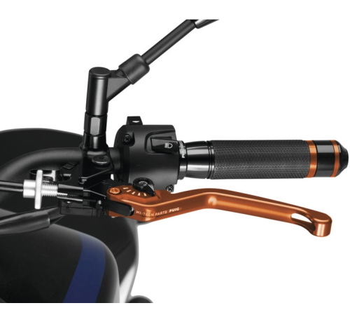 PUIG - PUIG 3.0 Non-Folding Clutch Lever - Orange/Black - 220TN