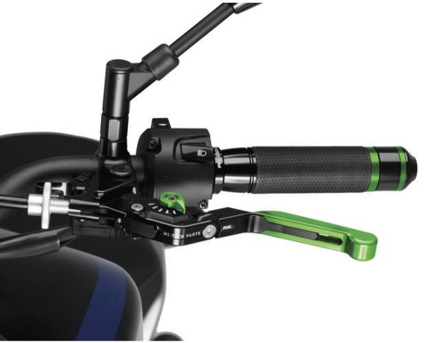 PUIG - PUIG 3.0 Extendable Folding Clutch Lever - Black/Green - 24VNV