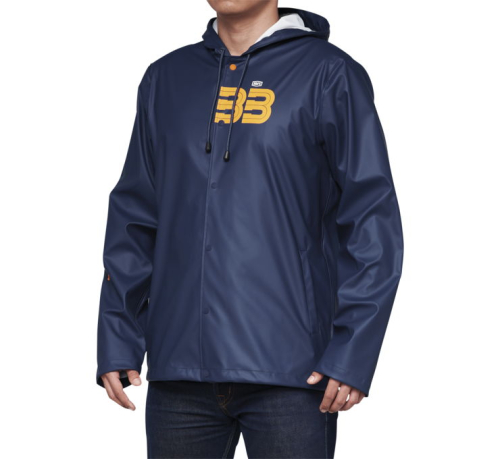 100% - 100% BB33 Mala Jacket with Hoodie - BB-39504-015-10 - Navy - Small