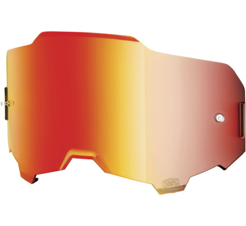 100% - 100% Replacement Lens for Armega Goggles - Red Mirror - 59050-00003