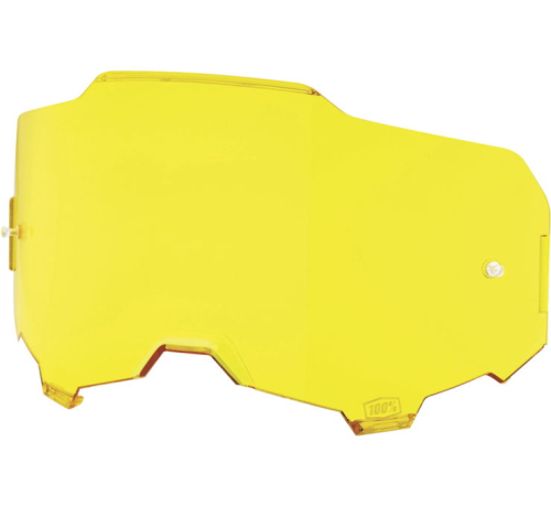 100% - 100% Replacement Lens for Armega Goggles - Yellow - 59049-00006
