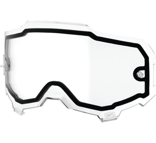 100% - 100% Replacement Lens for Armega Goggles - Dual Pane Clear - 59051-00001