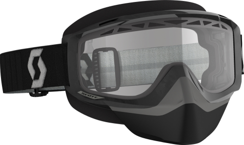 Scott USA - Scott USA Split OTG Snowcross Goggle - 272850-1001043 - Black/Gray / Clear Lens - OSFM