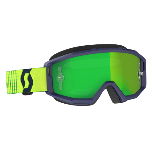 Scott USA - Scott USA Primal Goggles - 278597-1054279 - Blue/Yellow / Green Chrome Works Lens - OSFM
