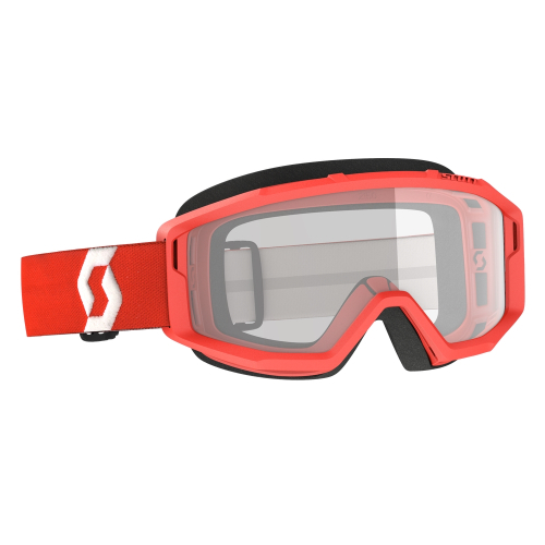Scott USA - Scott USA Primal Goggles - 278598-0004043 - Red / Clear Lens - OSFM