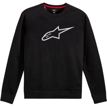 Alpinestars - Alpinestars Ageless Crew Fleece - 1212513221011L - Black/Gray - Large