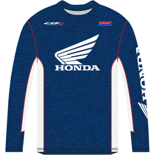 Honda Collection - Honda Collection Honda HRC Long Sleeve T-Shirt - NP21S-M2482-2X - Navy/White - 2XL