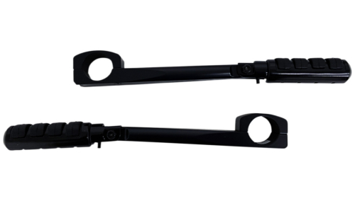 Rivco Products - Rivco Products Black Highway Mounts and Pegs for 1-1/2in. Down Tubes - HD004BK
