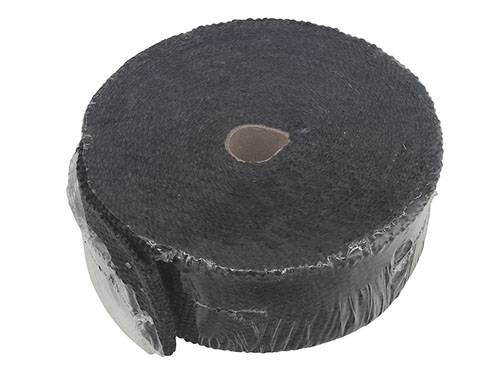 SPI - SPI Exhaust Protection Tape - Fiberglass - Black - 2in. x 49ft. - UP-02052BK