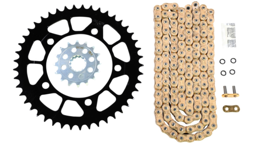 Vortex - Vortex GFRA Gofast 520 Conversion Chain and Sprocket Kit - Gold - CKG7611