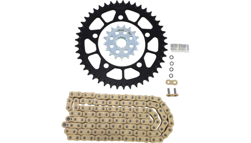 Vortex - Vortex SSCA Super Street 525 Conversion Chain and Sprocket Kit - Gold - CKG7617