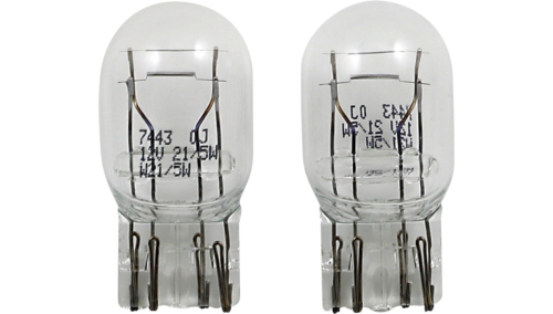 Peak Lighting - Peak Lighting Miniature Light Bulbs - 13.5V/13.5V - 25W/6W - 7443-BPP