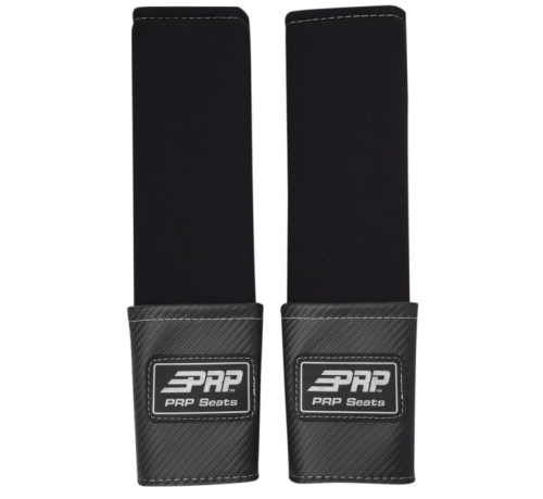PRP - PRP Seatbelt Pads with Pocket - Black/White - H61-WHITE