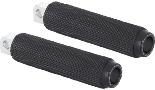 Rough Crafts - Rough Crafts Foot Peg - Black - Knurled - RC-400-000