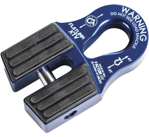 Warn - Warn FlatLink XTV Winch Shackle Mount - Blue - 00070-02