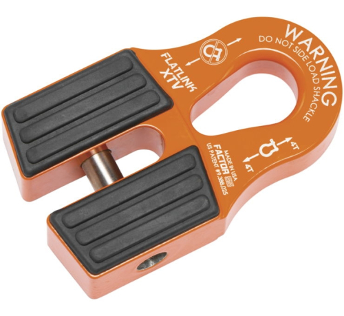 Warn - Warn FlatLink XTV Winch Shackle Mount - Orange - 00070-07