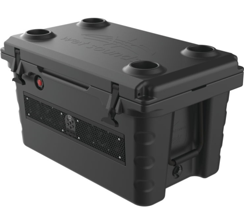 Wet Sounds - Wet Sounds SHIVR 55-liter Bluetooth Soundbar Cooler - Black - SHIVR-55-BLK