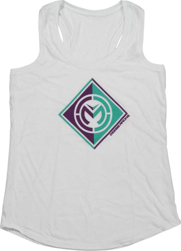 Moose Racing - Moose Racing Insignia Womens Tank Top - 3031-4165 - White - X-Large