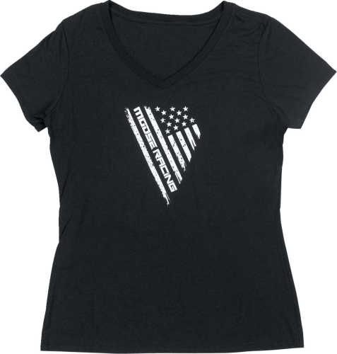 Moose Racing - Moose Racing Salute Womens T-Shirt - 3031-4166 - Black - Small