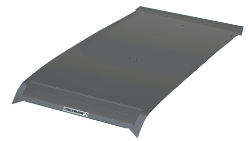Pro Armor - Pro Armor Pro XP Aluminum Roof with Light Bar Pocket - Titanium Metallic - P1910R138TM