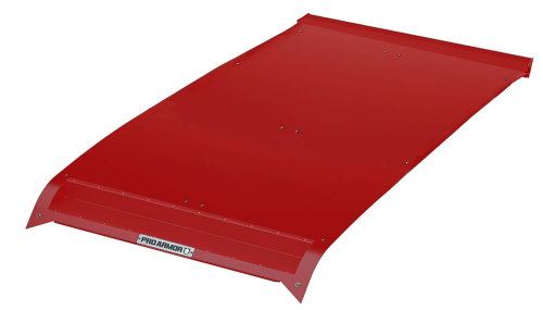 Pro Armor - Pro Armor Pro XP Aluminum Roof with Light Bar Pocket - Performance Red - P1910R138PR