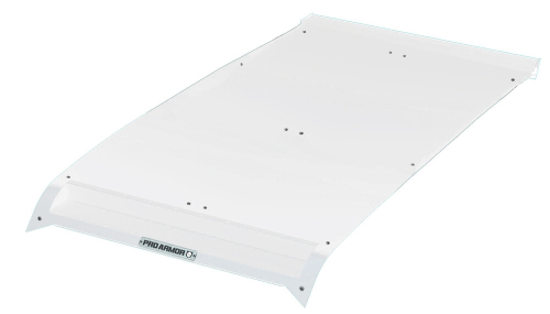 Pro Armor - Pro Armor Pro XP Aluminum Roof with Light Bar Pocket - White - P1910R138WH
