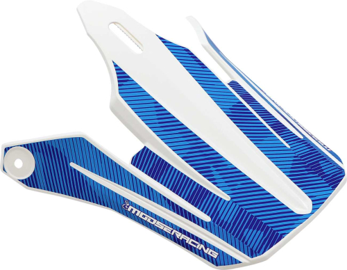 Moose Racing - Moose Racing Visior Kit for FI Mips Youth Helmets - Agroid gray/white - 0132-1599