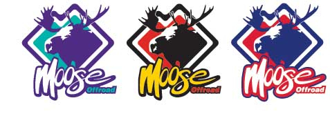 Moose Racing - Moose Racing Moose Offroad Decals - 3pk - 4320-2531