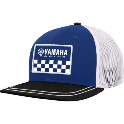 Yamaha Collection - Yamaha Collection Yamaha Racing Flatbill Hat - NP21A-H3198 - Black/Blue - OSFM
