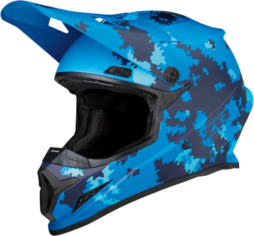 Z1R - Z1R Rise Digi Camo Helmet - 0110-7295 - Matte Blue - 4XL