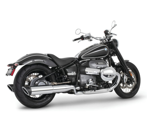 Freedom Performance - Freedom Performance 4.5in. Slash Tip Slip-On - Chrome with Sculpted Black Tip - BM00195