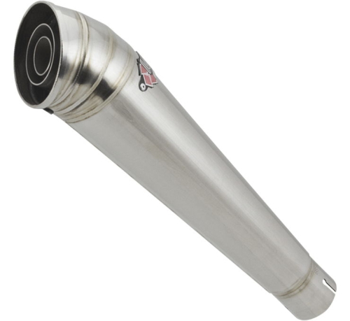 Lextek - Lextek MP4 Slip On Exhaust - Polished Matte Stainless - MP4