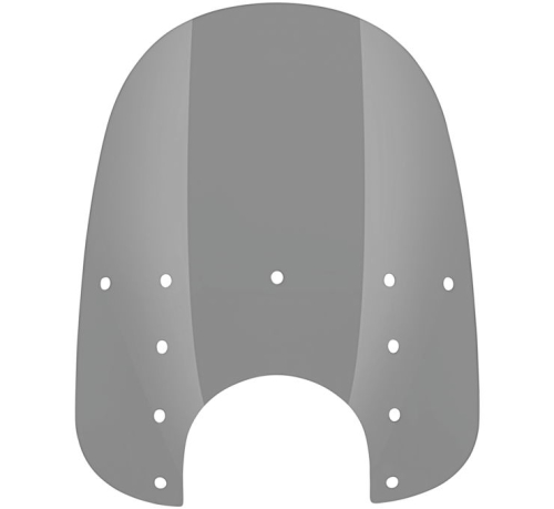 Memphis Shades - Memphis Shades Replacement Plastic for Fats Windshield (7in. Cutout) - 21in. - Black Smoke - MEP34112